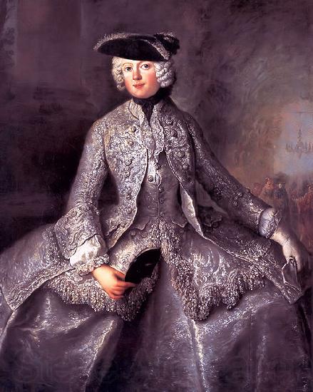 antoine pesne Prinzessin Amalia von Preussen Norge oil painting art